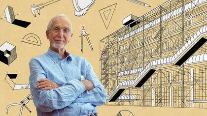 El arquitecto Renzo Piano, coautor del diseño con Richard Rogers, nunca pensó que se iban a ganar
