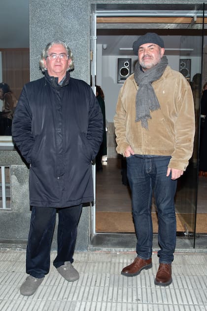 El arquitecto y diseñador Julio Oropel y el director de arte José Luis Zacarías Otiniano