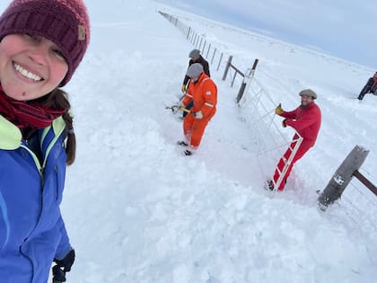 El arreo duró 3 días a través de 25 km cubiertos de nieve
