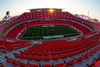 El Arrowhead Stadium, de Kansas City, Misuri, donde jugaría la Argentina en los partidos contra Argelia y Jordania