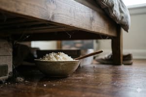 Por qué hay que poner un plato de arroz debajo de la cama