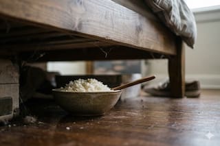 Por qué hay que poner un plato de arroz debajo de la cama