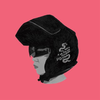 El arte de Santiago Motorizado para el nuevo EP Violencia