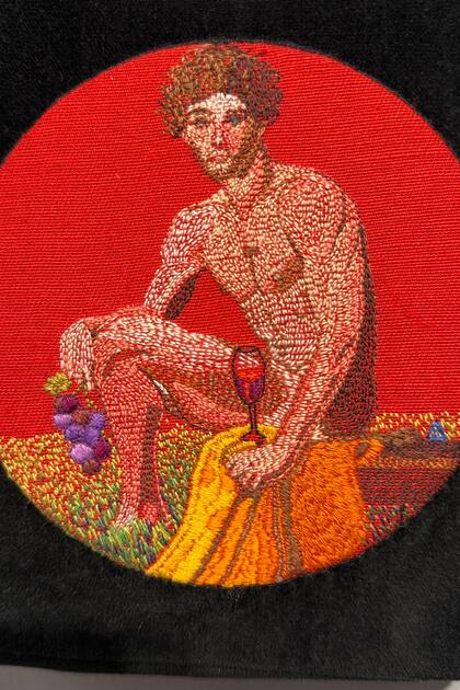 El arte textil brilla en la Feria a.362 de Resistencia, Chaco; puntada milimétrica del artista chaqueño Marcelo Totis