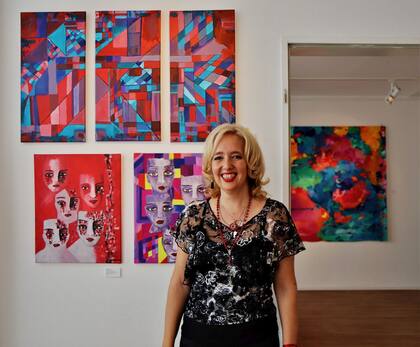 El arte, un aliado fiel para Vanesa en la pandemia
Foto: Gentileza Vanesa Harbek