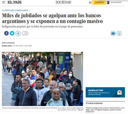 El artículo de El País