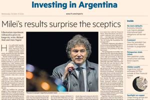 El artículo que salió sobre Milei en Financial Times