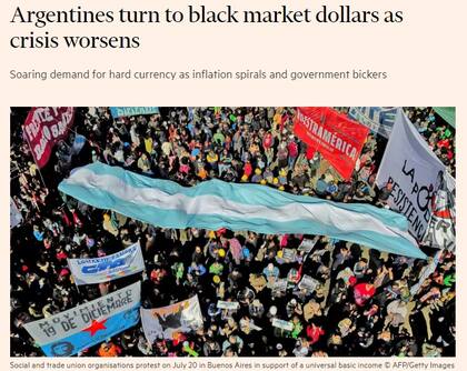 El artículo sobre la Argentina en Financial Times