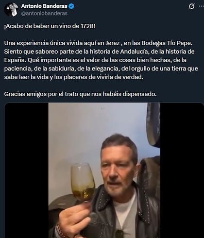 El artista contó su experiencia en las redes sociales