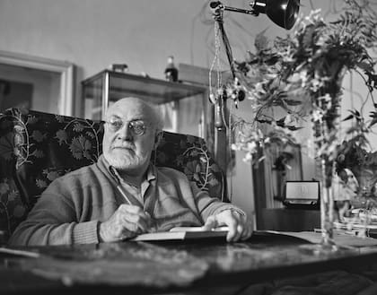 El artista francés Henri Matisse (1869 - 1954) en Vence, otra ciudad de la Costa Azul que solía frecuentar