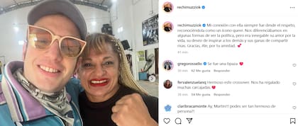 El artista Martín Rechimuzzi recordó su encuentro con Oliveras