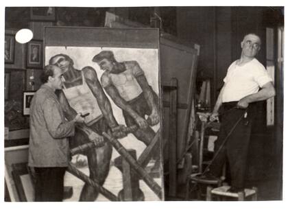 El artista se valió de modelos para sus cuadros. Sin embargo, en Londres se preguntaban por qué no pintaba cuadros de mujeres.