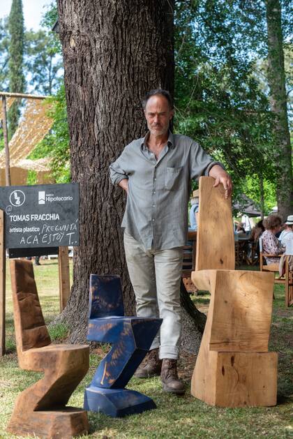 El artista Tomás Fracchia.
