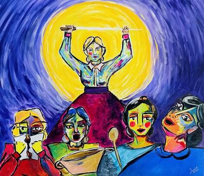 El artista visual e investigador Isaías Medeiros produjo varias imágenes alusivas al episodio