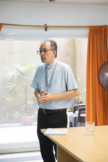 El arzobispo de La Plata y presidente de Cáritas, monseñor Gustavo Carrara