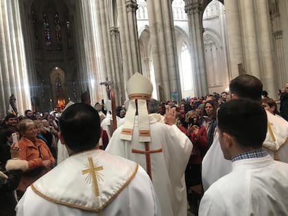 El arzobispo saliente de La Plata, Víctor Manuel Fernández