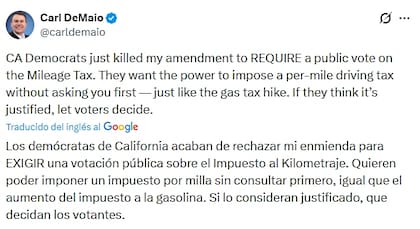 El asambleísta señaló a los demócratas por no aprobar su propuesta