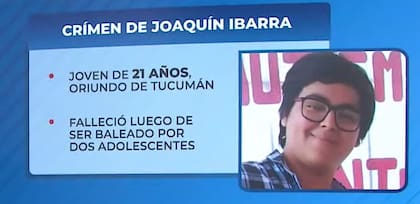 El asesinato de Joaquín fue registrado por cámaras de seguridad