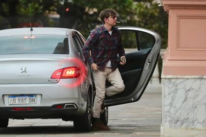 El asesor del presidente Javier Milei, Santiago Caputo