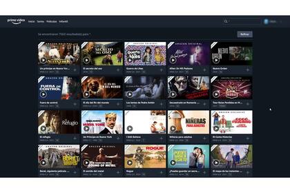El asterisco lista más de 7500 películas en Amazon Prime Video