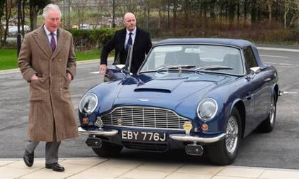 El Aston Martin que el príncipe Carlos maneja desde hace cinco décadas