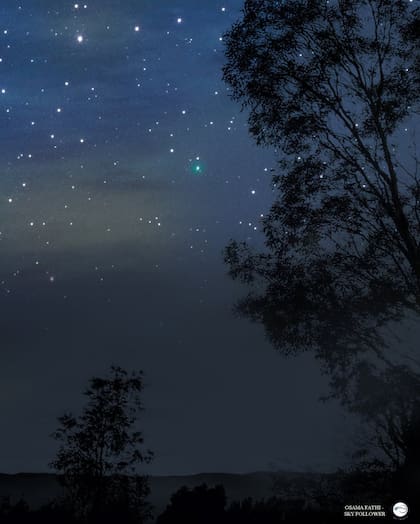 El astrofotógrafo logró interceptar con su cámara al 3I/ATLAS en el cielo más limpio de Egipto en plena temporada invernal