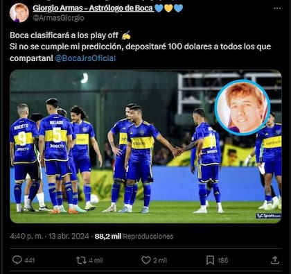 El astrólogo de Boca Juniors predijo qué pasará a los cuartos de final de la Copa de la Liga