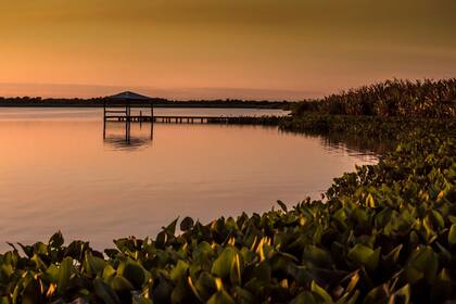 El atardecer en el Parque Nacional Río Pilcomayo