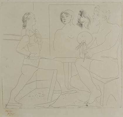 "El atelier", Pablo Picasso, 1927