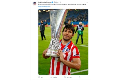 El Atlético de Madrid fue la institución que lo insertó en la primera plana de Europa