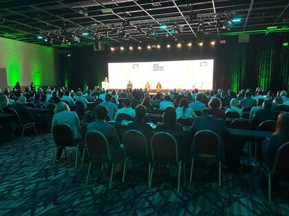 El auditorio del Hilton en el Congreso de Semillas de las Américas