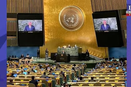 El auditorio que escuchó a Alberto Fernández en la Asamblea de la ONU fue "pobretón", según la apreciación de Eduardo Feinmann