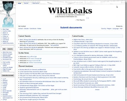 El australiano Julian Assange es el editor en jefe de WikiLeaks, sitio que difunde documentos no disponibles usualmente para el gran público
