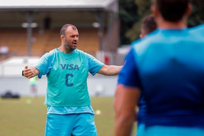 El australiano Michael Cheika, un motivador