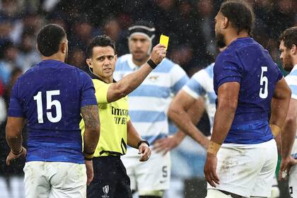 El australiano Nic Berry dirigió a los Pumas en el triunfo ante Samoa en el vigente Mundial