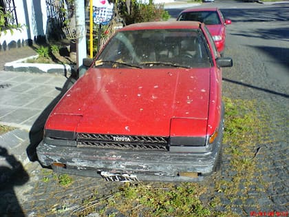 El auto antes de ser restaurado