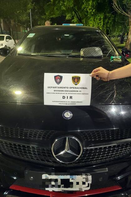 El auto de Ricardo Centurión quedó secuestrado