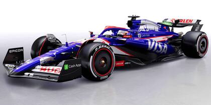 El auto del equipo Visa Cash App RB para 2024