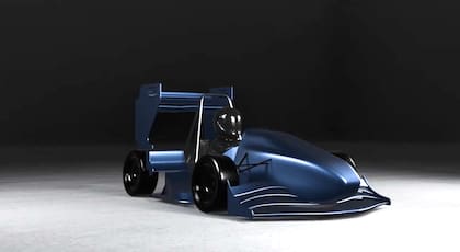 El auto del FIUBA Racing Team que competirá en la Fórmula SAE Internacional