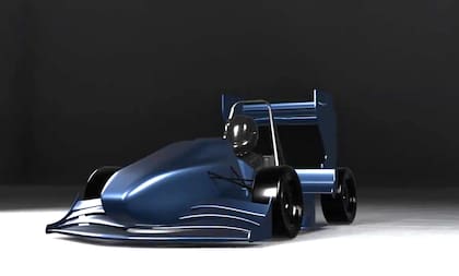 El auto del FIUBA Racing Team que competirá en la Fórmula SAE Internacional