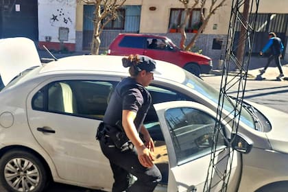 El auto del remisero que fue sindicado como el "fundador" de la red de trata