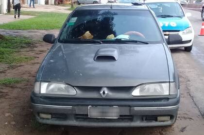 El auto donde viajaban