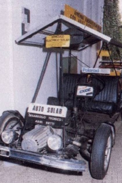 El auto eléctrico-solar de Ariel Rietti fue el primero de su tipo en Sudamérica