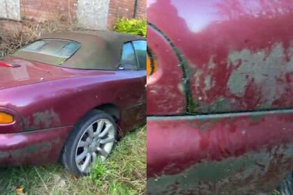 El auto fue abandonado en 2013