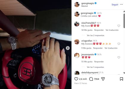 El auto, los relojes y el anillo: entre los tres objetos se reúne un total de 17 millones de euros