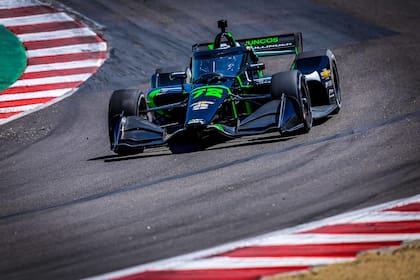 El auto N°78 de Agustín Canapino: el arrecifeño se ausentó del test en Gateway Motorsport Park y el coche lo utilizó el estadounidense Conor Daly