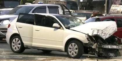 El auto particular contaba con una gran cantidad de multas por exceso de velocidad