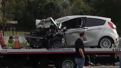 El auto que conducía el acusado