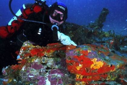 El buzo Luc Vanell se sumergió varias veces en el mar Mediterráneo hasta encontrar el avión de Antoine de Saint-Exupéry