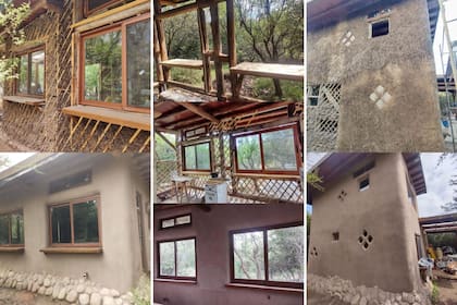 El avance de la construcción de la casa (Fotos: Gentileza Jerónimo Weich)